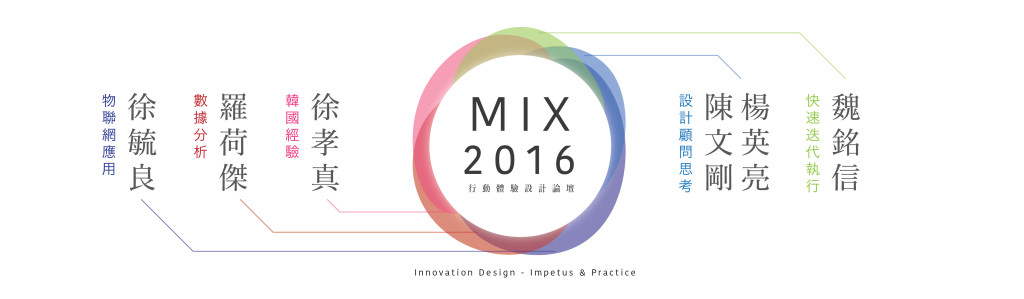 MIX 2016 行動體驗設計論壇 新聞稿 MIX 2016 行動體驗設計論壇 新聞稿